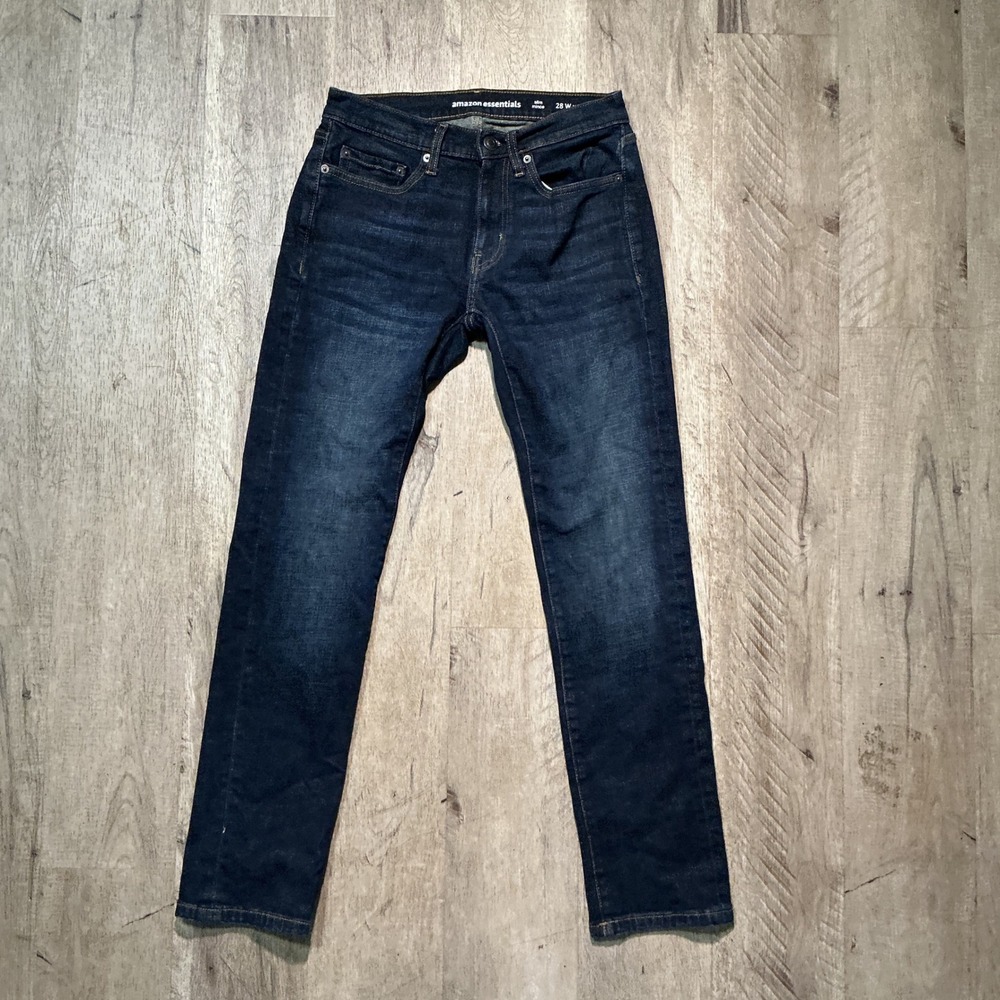 Amazon Essentials Mens Slim Fit Jeans Casual Wear Denim 28x30